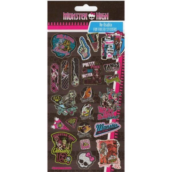 Large Foil Stickers Monster High