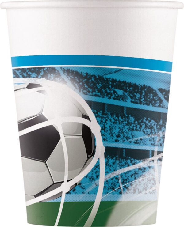 8 paper Cups 200m ml FSC - Soccer Fans