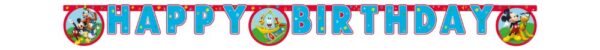 1 Happy Birthday Die-Cut banner FSC - Mickey Rock The House