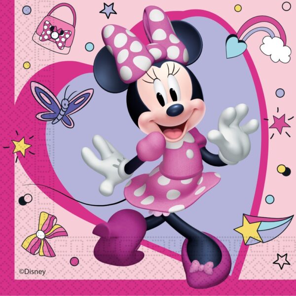 20 2-Ply Paper Luncheon Napkins 33x33cm - Minnie Junior - Image 2