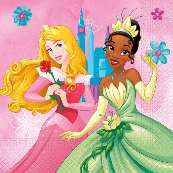 20 2-Ply Paper Luncheon Napkins 33x33cm - Princess Live Your Story - Image 2