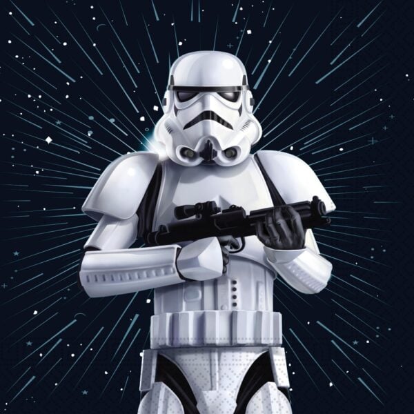 20 2-Ply Paper Luncheon Napkins 33x33cm - Star Wars Galaxy - Image 2