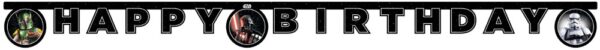 1 Happy Birthday Die-Cut banner FSC - Star Wars Galaxy