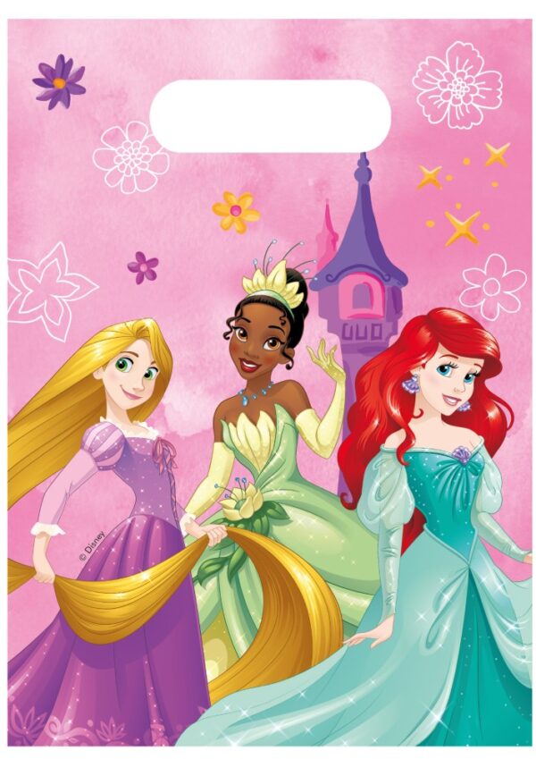 6 Party Bags - Princess Live Your Story