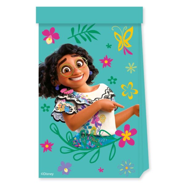 4 Paper Party Bags FSC - Encanto