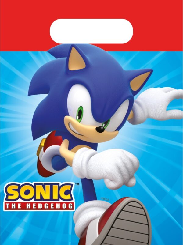 4 Paper party bags FSC - Sonic Speed