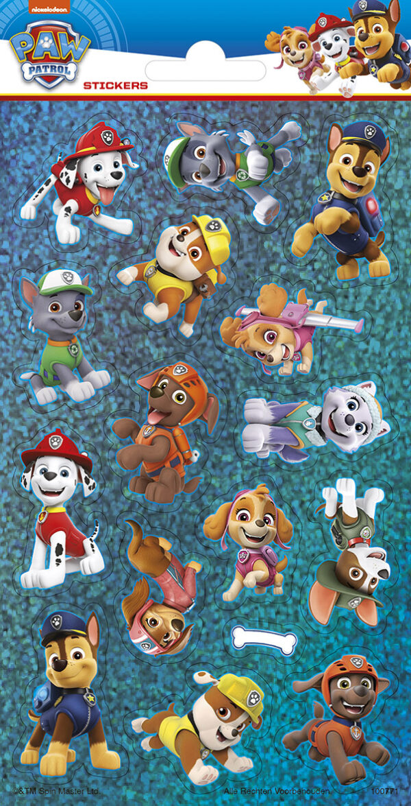 Laser Stickers Paw Patrol