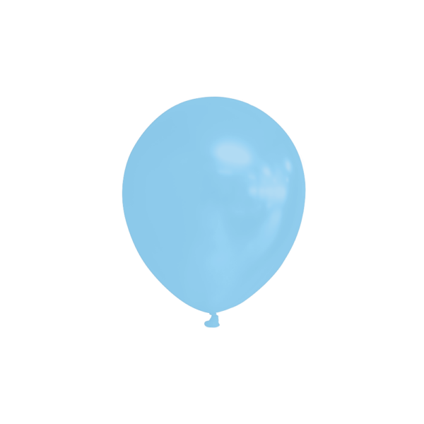 100 Balloons 5" light blue