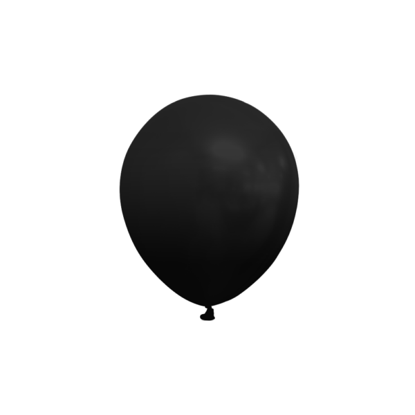 100 Balloons 5" black