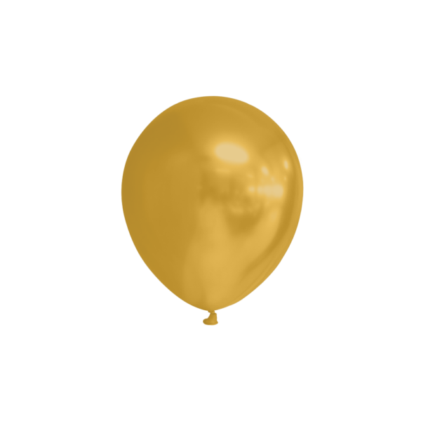 100 Balloons 5" metallic gold