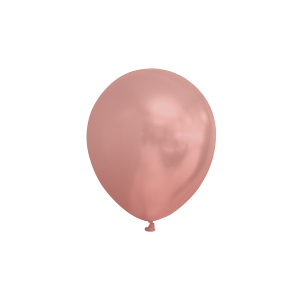 100 Balloons 5" pearl rose gold