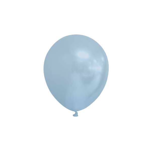 100 Balloons 5" pearl light blue