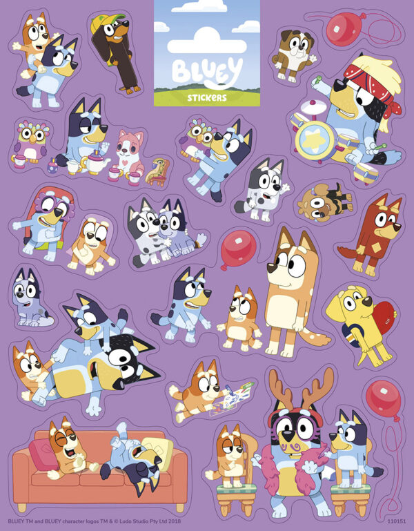Stickers Large Bluey