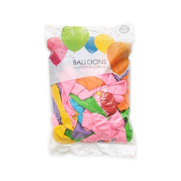 100 Balloons 12" mixed