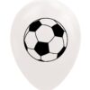8 Balloons 12" football white - Image 2