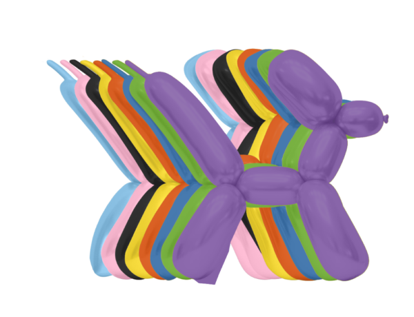 100 Modelling balloons mixed