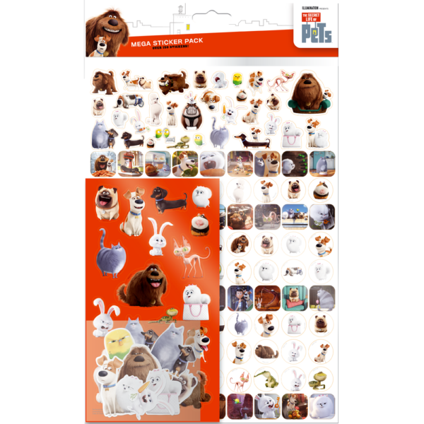 Mega pack Stickers Secret life of pets