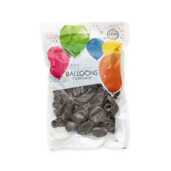 100 Mirror balloons 5" space grey - Image 2