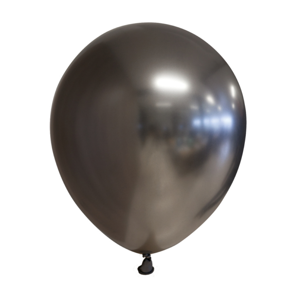 100 Mirror balloons 12" space grey
