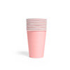 8 Paper cups 210ml FSC - Pink