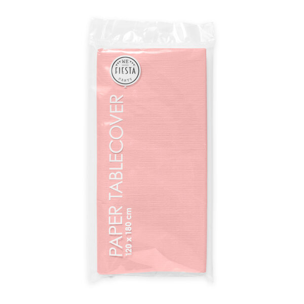 Paper tablecover 120x180cm - Pink - Image 2
