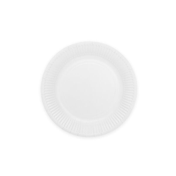 8 Paper plates 18cm FSC - White