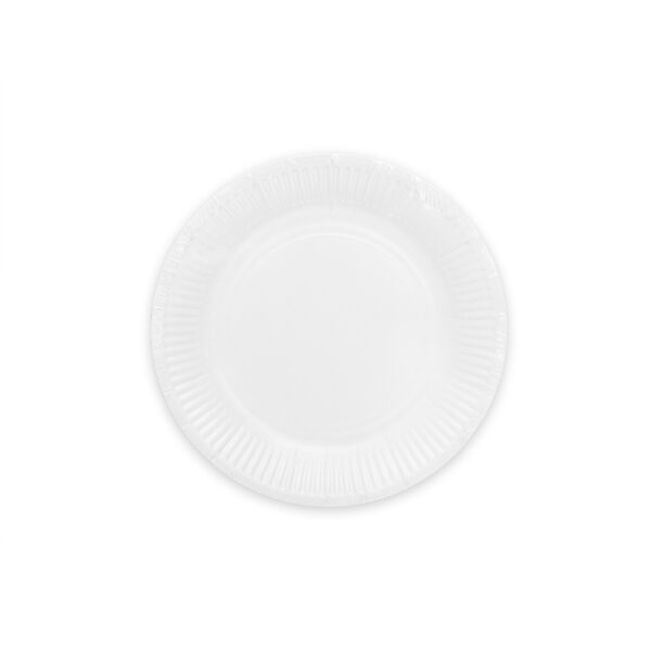 8 Paper plates 18cm FSC - White - Image 2