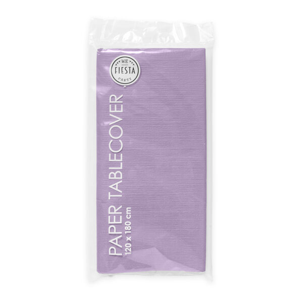 Paper tablecover 120x180cm - Lavender - Image 2