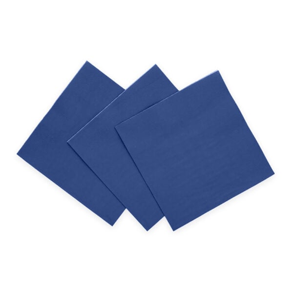 20 3-Ply Paper Luncheon Napkins 33x33cm FSC - Dark blue