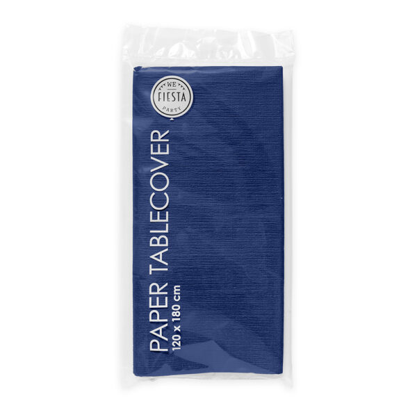 Paper tablecover 120x180cm - Dark blue - Image 2