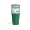 14 Paper cups 210ml FSC - Dark green - Image 2