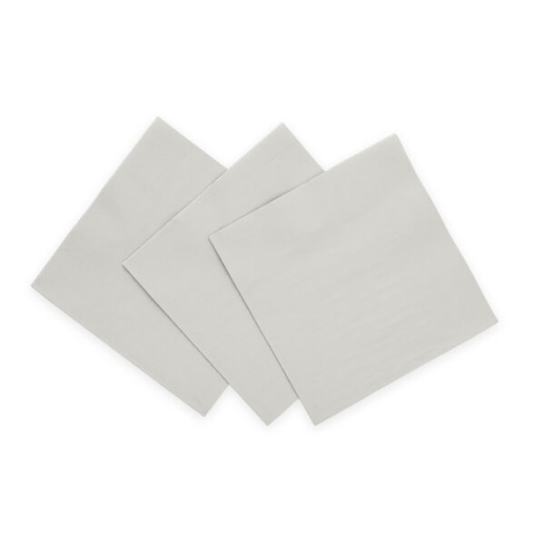 20 Napkins 3-ply 33x33cm FSC - Silver