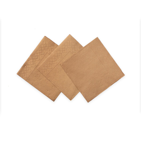 20 Napkins 3-ply 24x24cm FSC - Copper