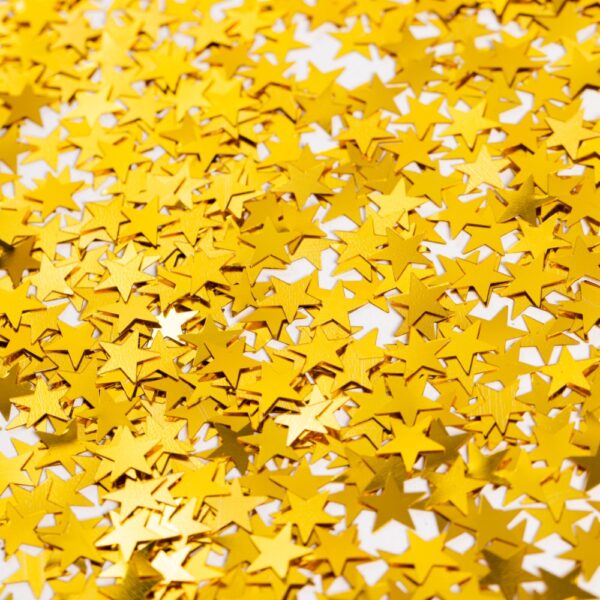 Table confetti Gold stars - 14 grams