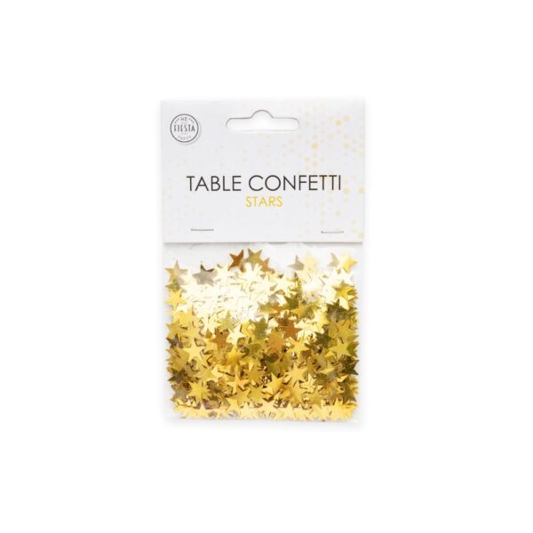Table confetti Gold stars - 14 grams - Image 2