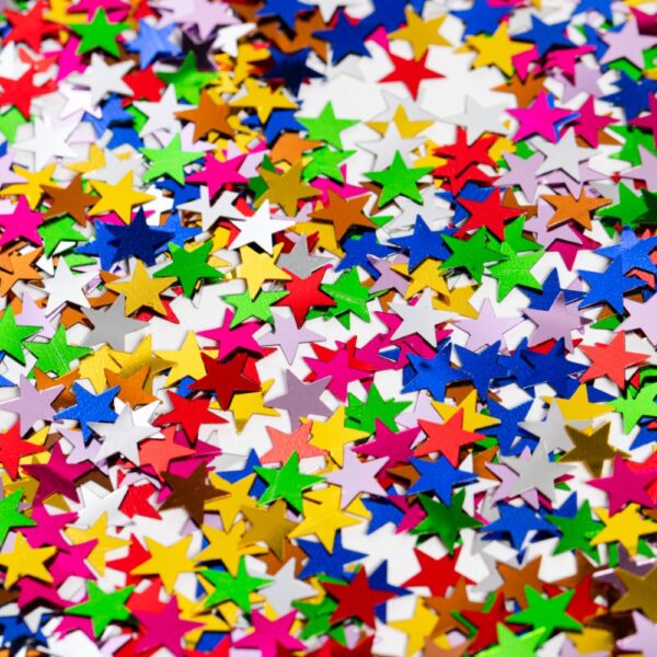 Table confetti Multicolour stars - 14 grams