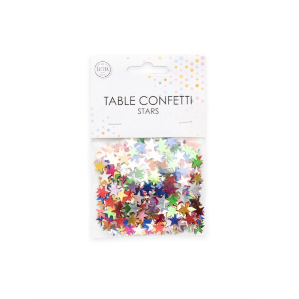 Table confetti Multicolour stars - 14 grams - Image 2