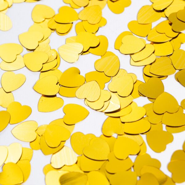 Table confetti Gold hearts - 14 grams