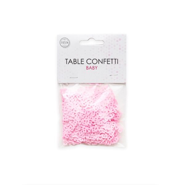 Table confetti Pink text "baby" - 14 grams - Image 2