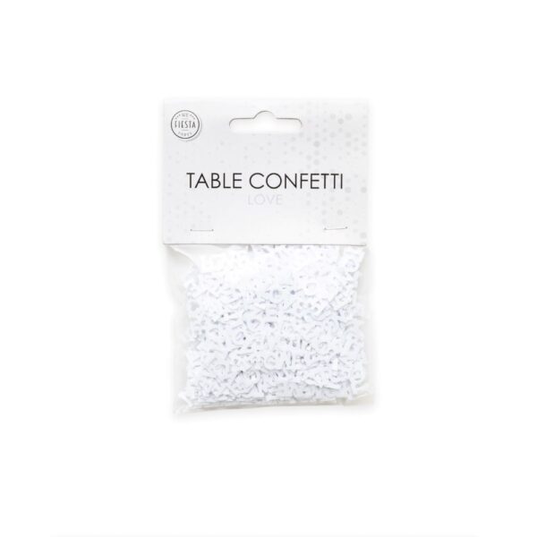 Table confetti White text "Love" - 14 grams - Image 2