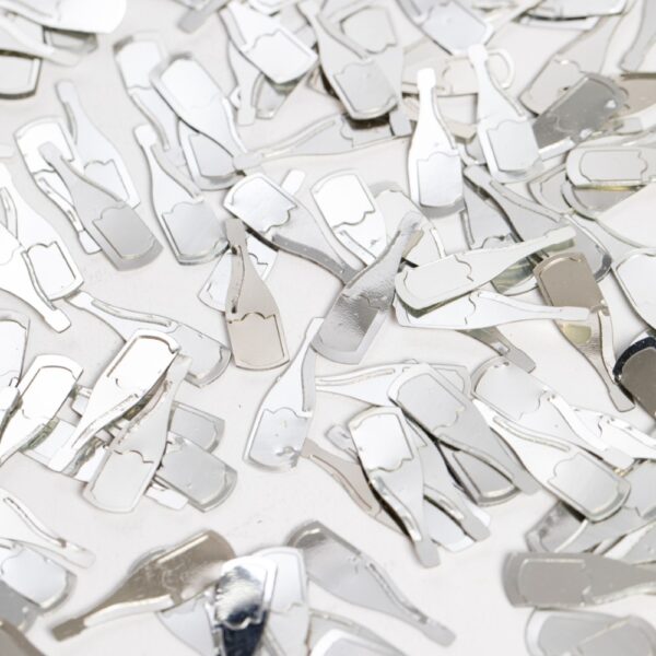 Table confetti Silver champagne bottle - 14 grams