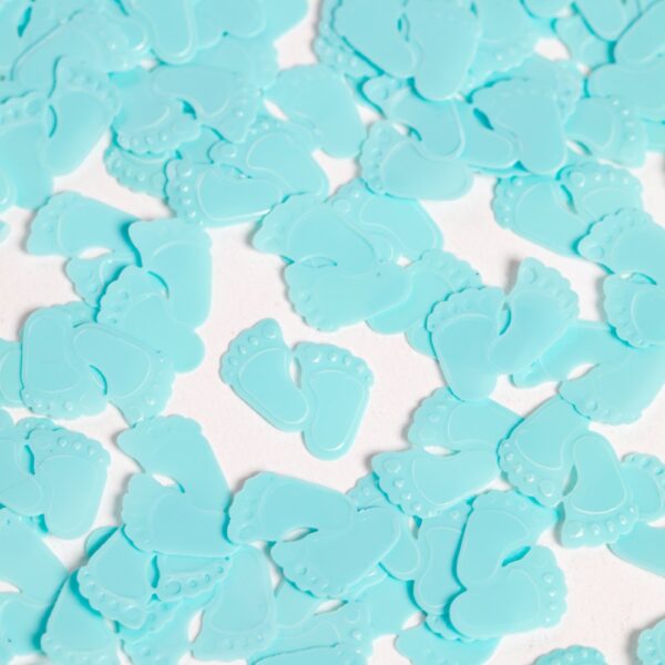 Table confetti Blue baby feet - 14 grams
