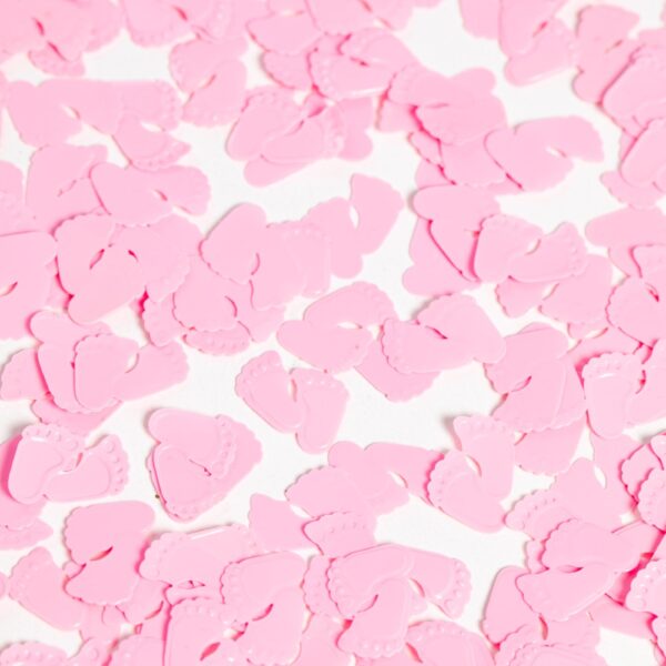 Table confetti Pink baby feet - 14 grams