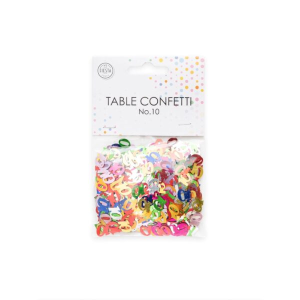 Table confetti Multicolour number 10 - 14 grams - Image 2