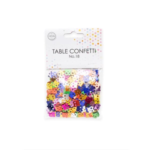 Table confetti Multicolour number 18 - 14 grams - Image 2