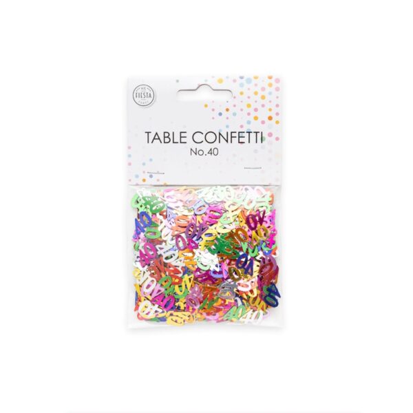Table confetti Multicolour number 40 - 14 grams - Image 2