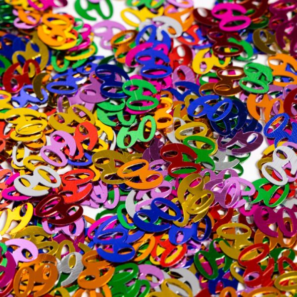 Table confetti Multicolour number 60 - 14 grams