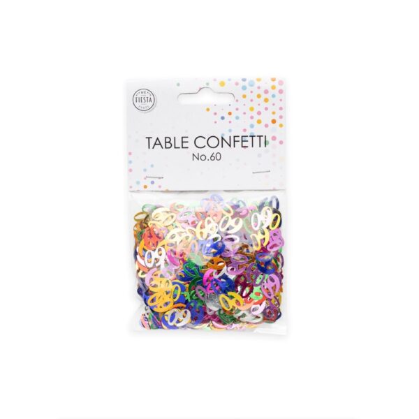 Table confetti Multicolour number 60 - 14 grams - Image 2