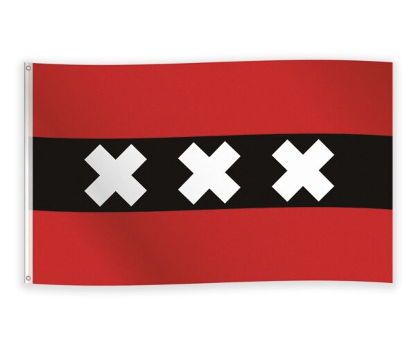 Flag Amsterdam 150cm x 90cm - Image 2