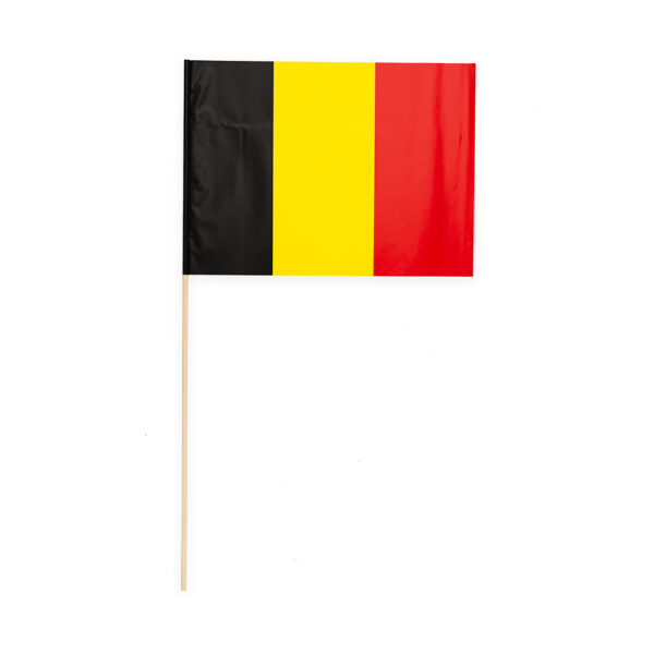 10 Paper flag 20x30cm Belgium
